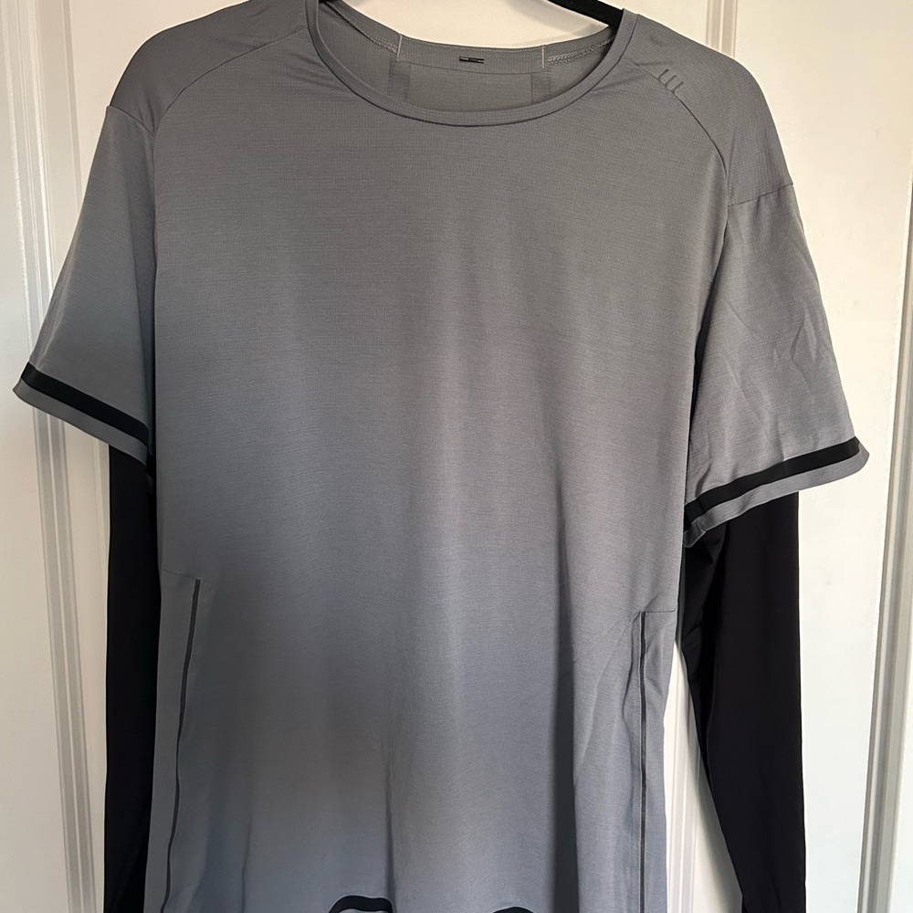 Lululemon Fast and Free LS running shirt Sz L